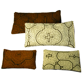 Shipibo Handmade Herbal Eye Pillows and Sachets with Lavender, Flax, and other Aromatic Herbs