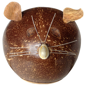  Coconut Mouse Bank from Philippines