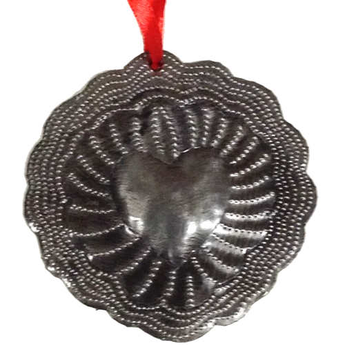 Details about   Joy Ornament Handmade from Steel Oil Drums Fair Trade HAITI 