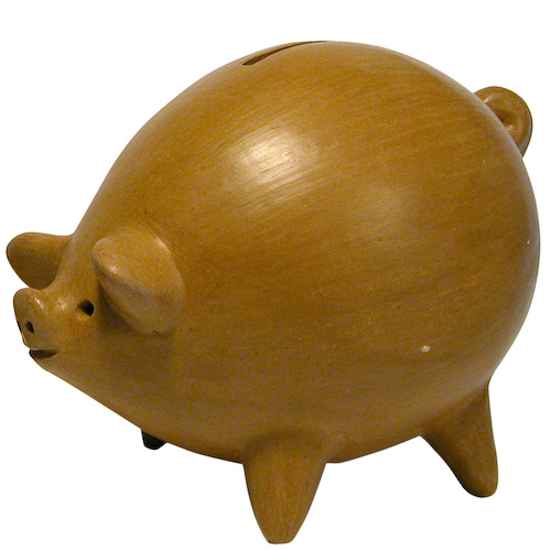 Ceramic Piggy Banks Handmade in Peru Fair Trade 