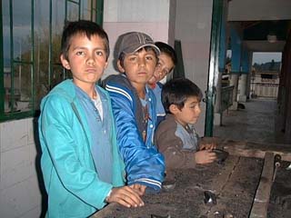 The boys are proud to be artisan rather than miner, and they are the envy of their friends The boys are proud to be artisan rather than miner, and they are the envy of their friends