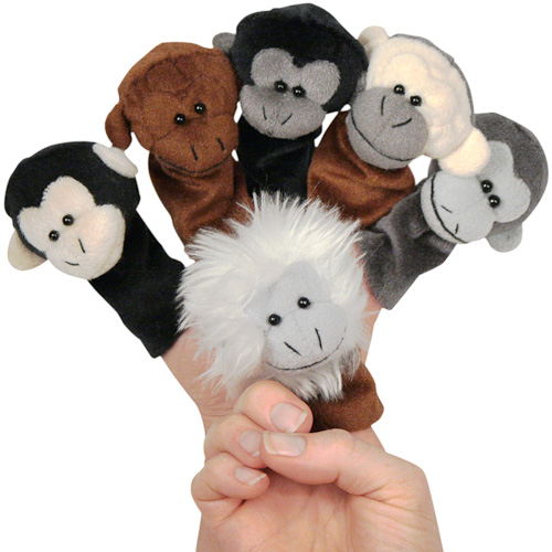 monkey finger puppets